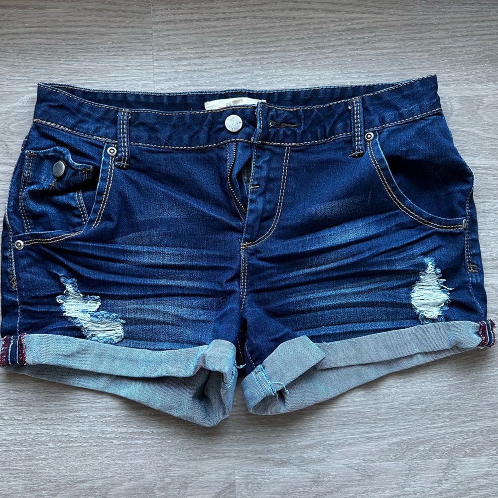 Forever21 super stretch jean shorts